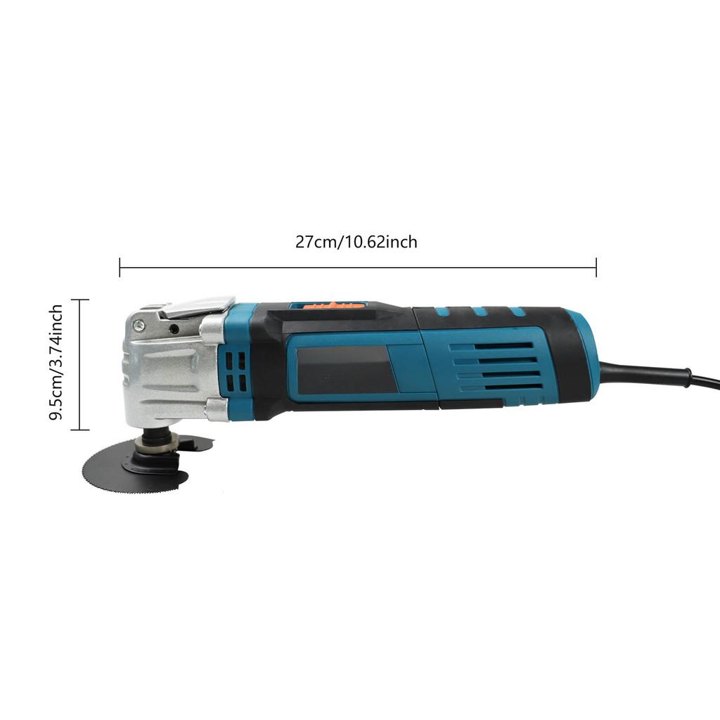 600W Portable Multifunctional Electric Trimmer Saw DIY Home Improvement Tool Renovator Quick Release Oscillating Tool