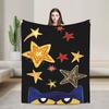 Warm Soft Blanket Decorative Pete the Cat Throw Blanket Flannel Bedspread For Couch Chair Sofa Bed Print Sofa Bed Cover