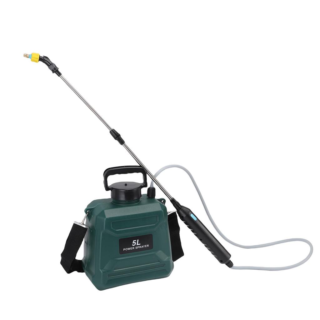 Gartensprühgerät 5L Hohe Effizienz   Akku-Laufzeit Elektrisches Sprühgerät mit Düsen Einziehbarer Stiel zur Reinigung Unkrautbekämpfung