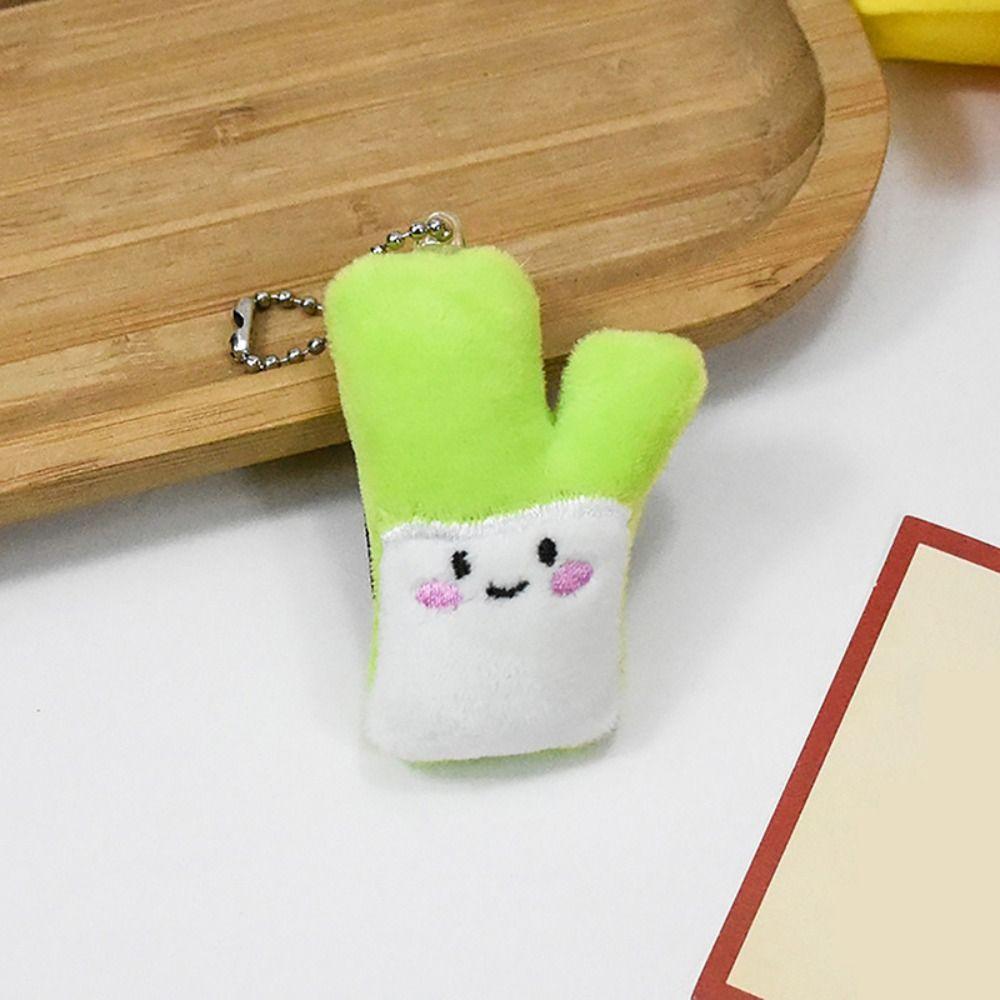 Cartoon Vegetable Design Plush Onions Doll Pendant Onion Doll Keychain  Bag Pendant Decor