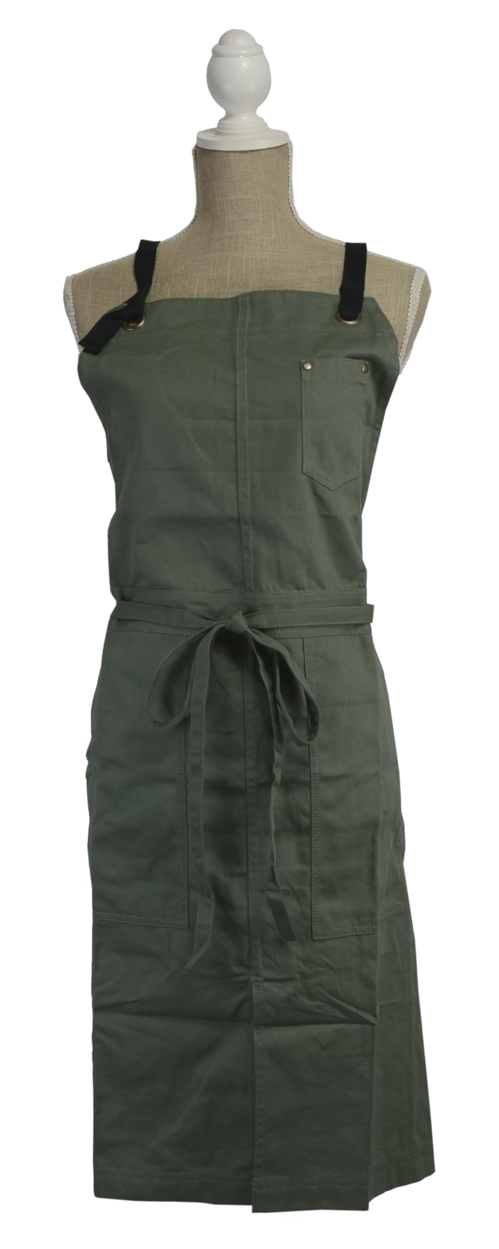 

Длинный 92 см [Friends Hill] Фартук, Хаки,