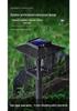 Waterproof Outdoor Solar Mosquito Killer Lamp for Home & Camping - Electric Shock Repellent Device