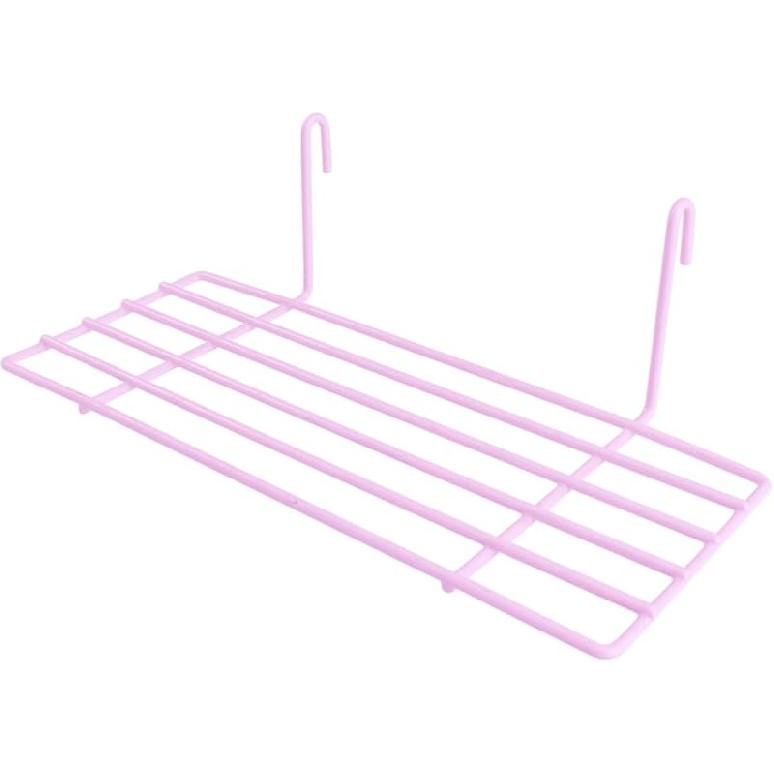 Bird Perch Platform, Wire Parrot Perch Stand Bird Stand Shelf Bird Cage Perch Stand Hanging Parakeet Playground for Parrot Parakeets Cockatiels