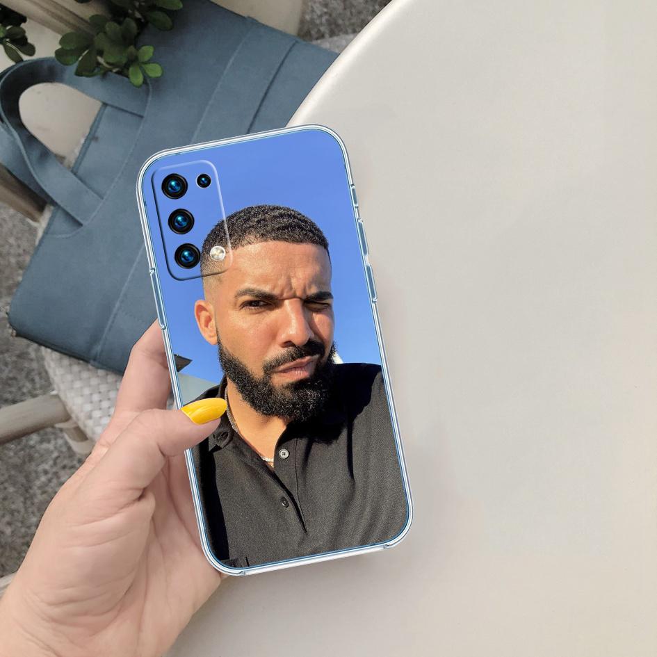 Drake Transparent Phone Case for Samsung Galaxy A04 A04S A14 A23 A34 A54 M23 M33 M52 M53