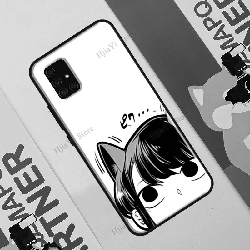 Забавный чехол для телефона Manga Chibi Komi Shouko Komi-san для Samsung A72 A52 A42 A32 A12 A50 A70 A71 A51 A40 A30S A20 A10 A31 A20e A21S Samsung A10