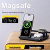 R13 Foldable 3-in-1 Wireless Charger for iPhone, Earbuds, Watch - Fast Charging