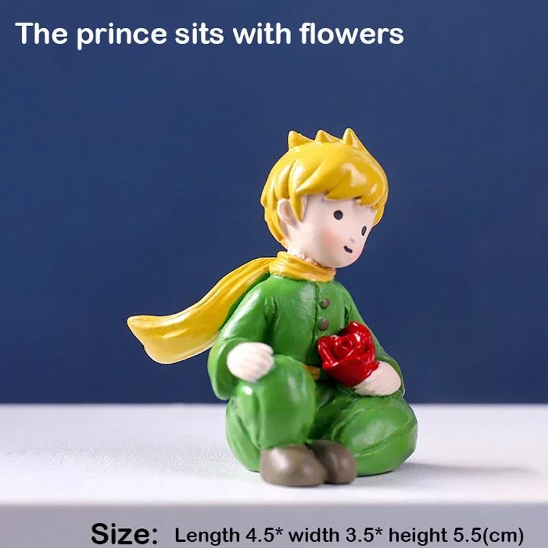 Prince Cake Ornaments DIY Resin Crafts Fox Handicraft Cake Baking Home Living Room Micro View Decorations Desk Decoration