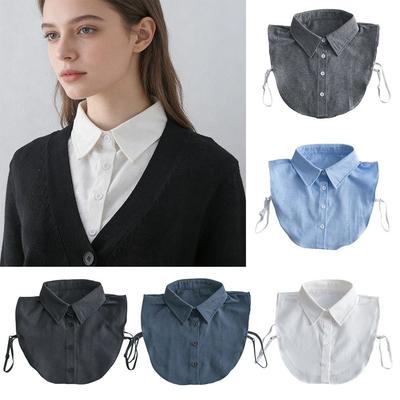 Detachable False Collar Cotton Neckline Women Clothes Accessories Fake Collar