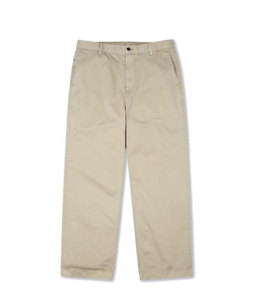 Laijeuaenbillou Garment-Dyed 302St Hbt Chino Pants Khaki