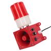 Industrial Warning Lamp 120DB Audible Visual Alarm Waterproof Security Strobe Light