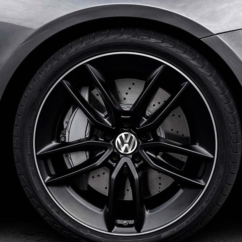 4Pcs 56/60MM Car Wheel Center Hub Caps Logo Cover Accessories For Volkswagen Arteon 3H