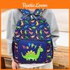 Backpack Capacity Large Cartoon Dinosaur Forklift Simple Schoolbag Boys Girls