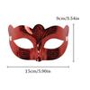 Metallic Masquerade Mask Half Face Halloween Eye Mask for Men Women Halloween Wedding Masquerade Costume Accessories