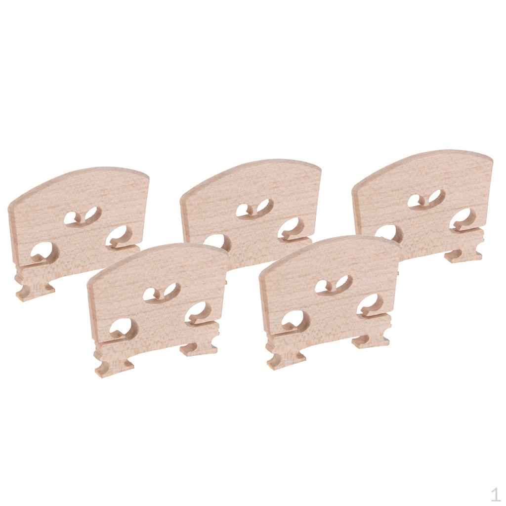 

4/4 Full Size Violin Bridge for Acoustic Accessories Maple of 5