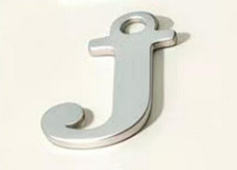 DIY Jewelry Accessories: 26 Alphabet Titanium Steel Pendants for Bracelets, Necklaces, Handmade Charms