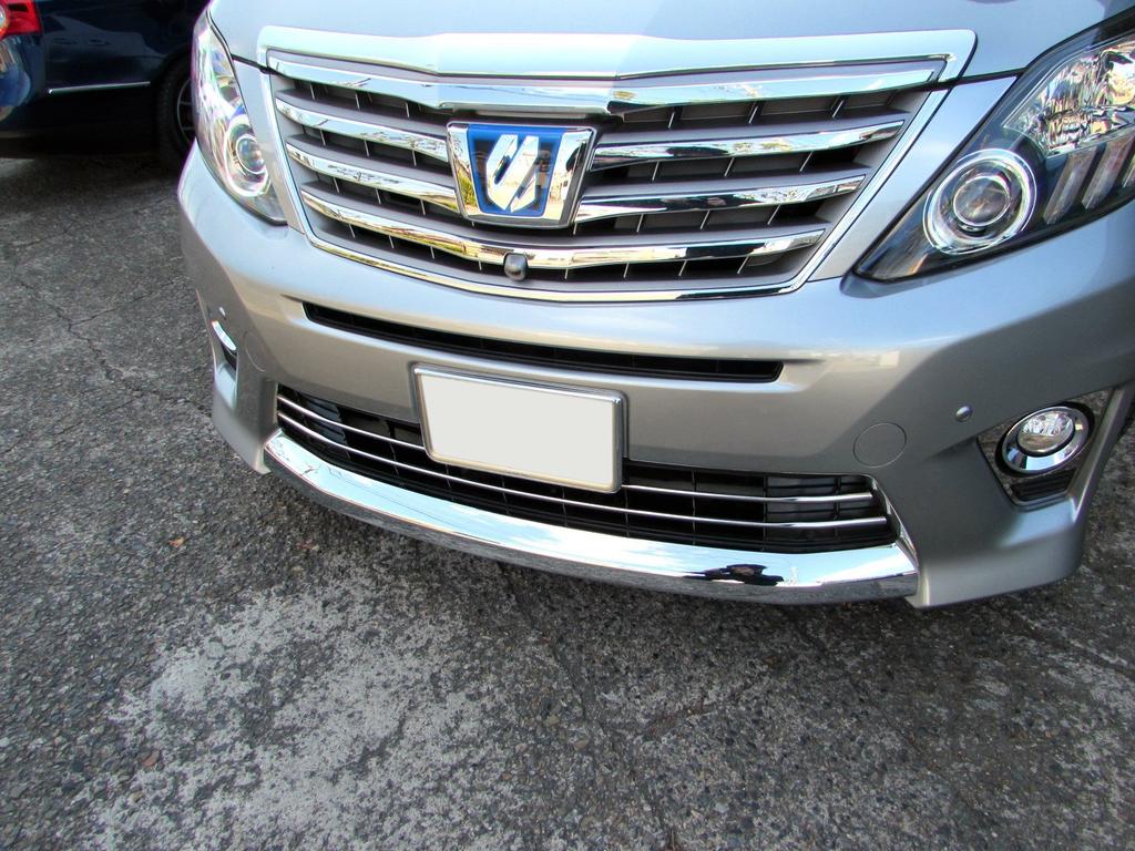 BRIGHTZ Chrome Front Lip Cover for Toyota Alphard Models Part Number 21838 J-Type [FRO-LIP-005] (Late 20-25) ANH20W, ANH25W, GGH20W, GGH25W, ANH20,