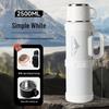Large Portable Thermos Flask Water Bottle - Outdoor & Household Hot Water Cup