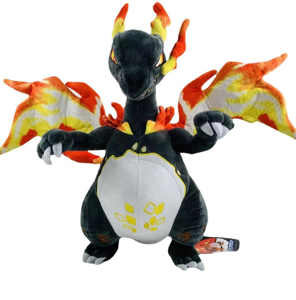 

Pokemon Charizard Plush Toy With Pp Cotton For Kids Collectible Gift чёрный