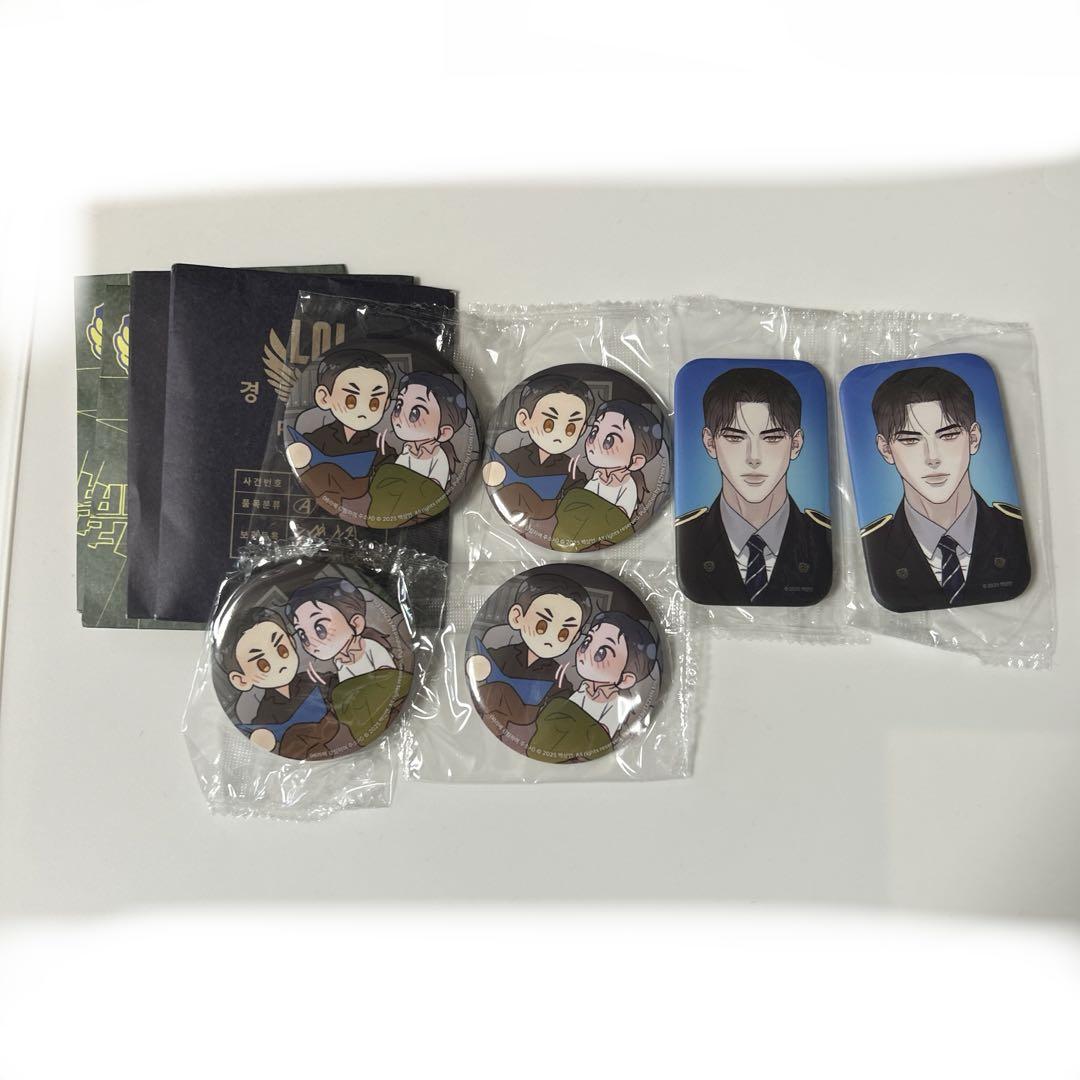 

[USED] Korean BL LEZHIN LEBOM Pop-Up Nozomi Has Descended Can Badge Set of 6