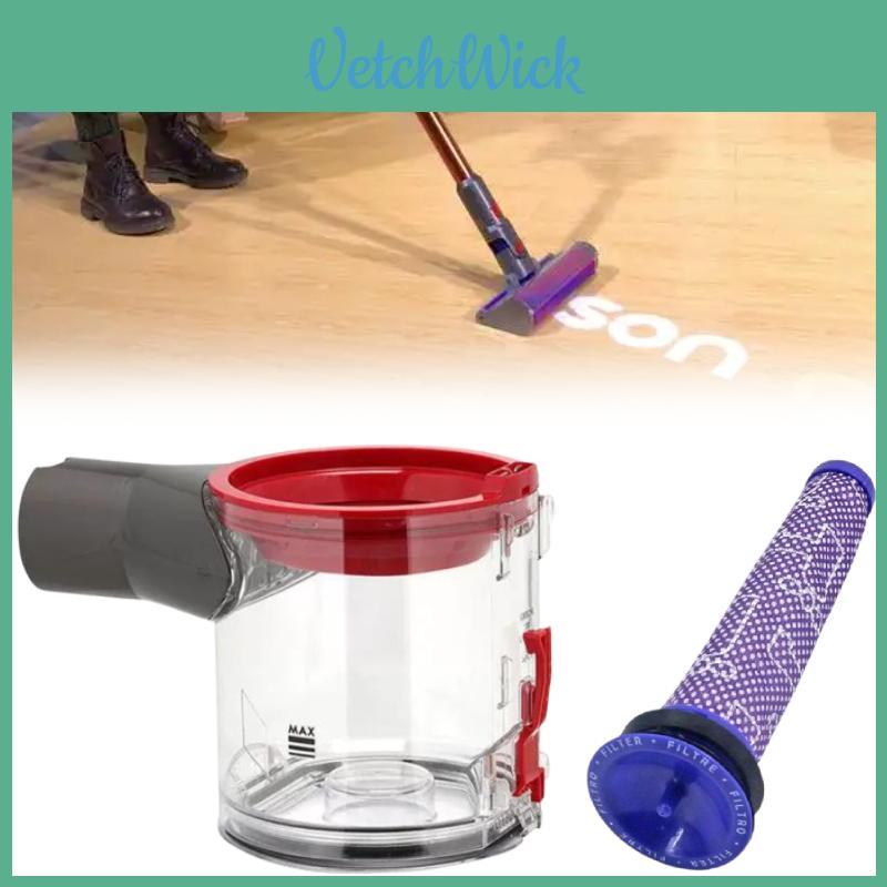 Pour aspirateur Dyson V7 V8 Sv10 Sv11 Accessoire Bac à poussière Élément filtrant