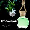Car Hanging Glass Bottle Air Freshener Empty Bottle Aromatherapy Pendant Diffuser Auto Rearview Mirror Car Air Freshener