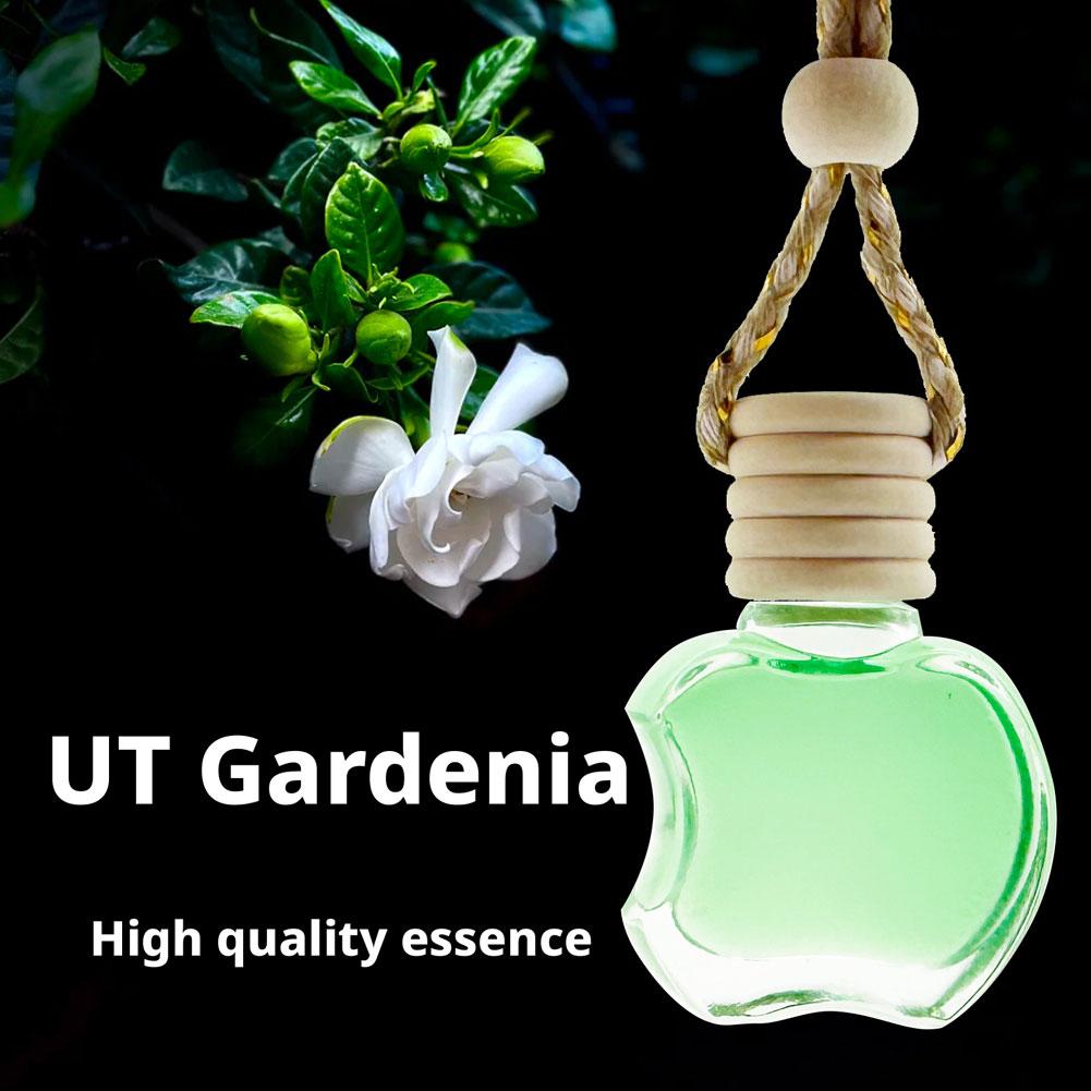Car Hanging Glass Bottle Air Freshener Empty Bottle Aromatherapy Pendant Diffuser Auto Rearview Mirror Car Air Freshener