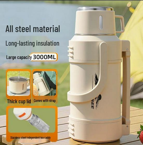 Large Capacity 304 Stainless Steel Insulated Thermos Cup for Travel and Home