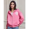 STREETRICH Luxus Damen Frühling Herbst Kapuzenpullover Langarm Surfbrett Stickerei Reißverschluss Hoodie Alternative Kleidung