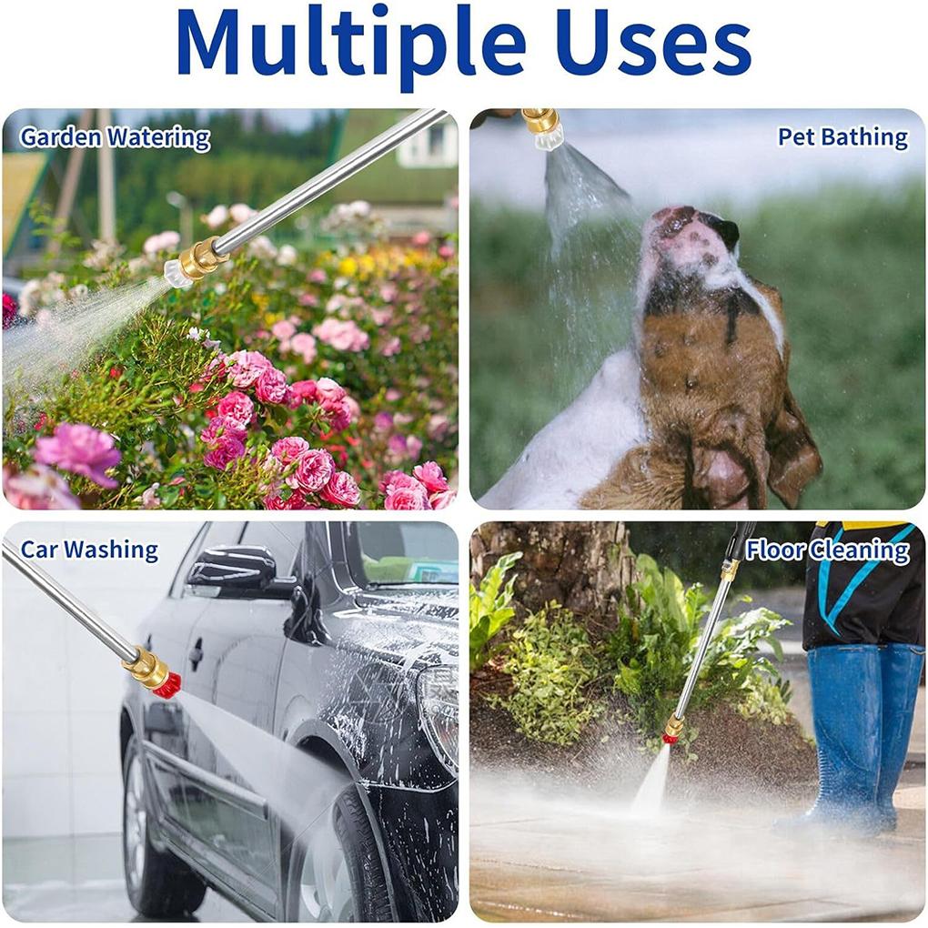 Maximum Outlet Diameter Nozzle For Efficient Cleaning Tasks Can Easily Connect To Garden Hose