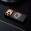 Case IH Tractor Logo Telefoonhoesje Voor IPhone 17 16 15 14 13 12 Pro Max Plus Zwart Frame Harde Schaal