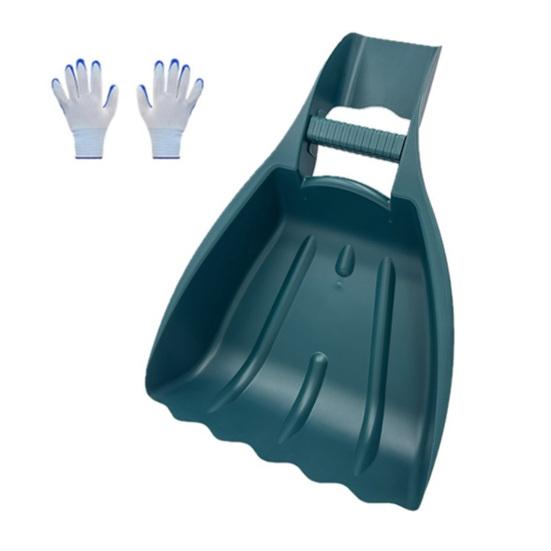 Leaf Scoops Hand Rakes Lightweight Gardening Hand Tools Garden Grabber Tool for Scooping Up Leaves Spreading Mulch Yard Work