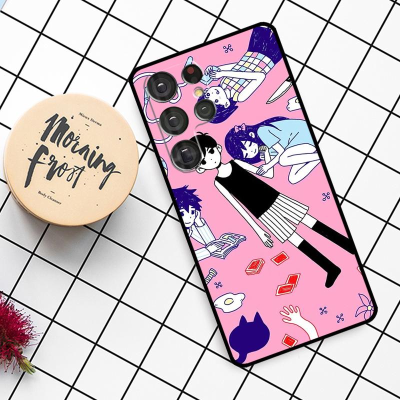 Omori Case For Samsung Galaxy S23 S20 FE S21 S22 Ultra Note 20 S8 S9 S10 Note 10 Plus Phone Coque