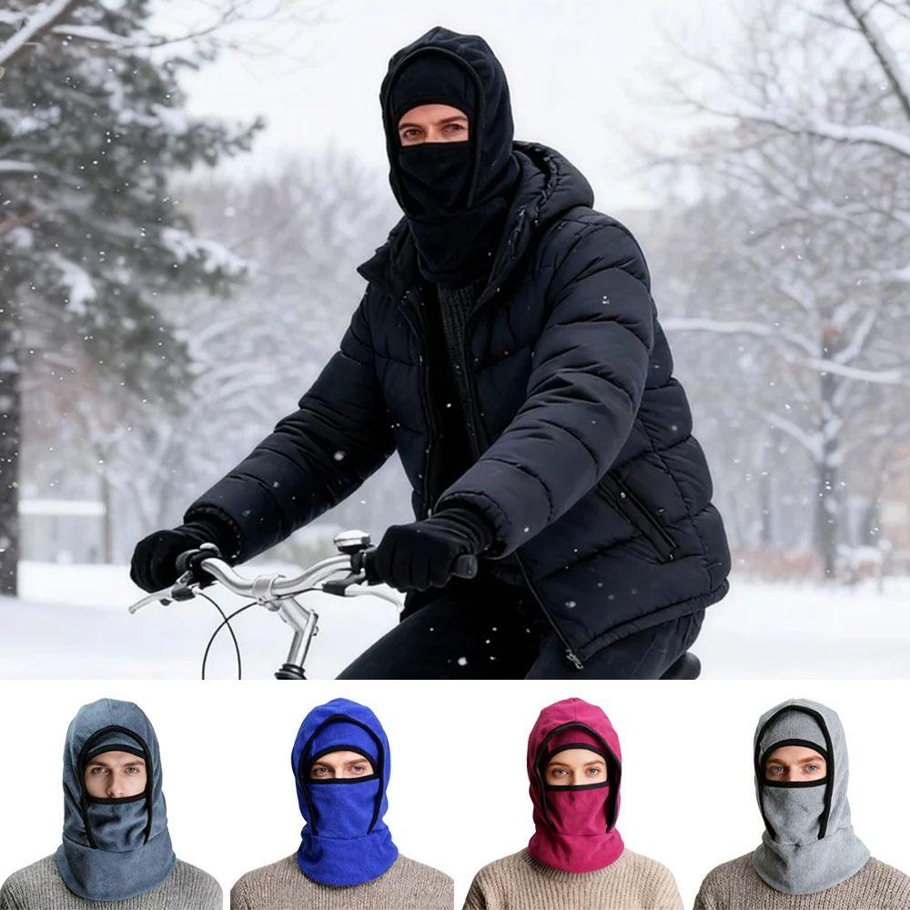 Fashion 3-in-1 Design Balaclava Windproof Full Face Ski Mask Caps Neck Warmer Bonnets For Women Man