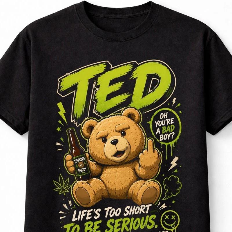 Ted Naughty Teddybär Komödienfilm Unisex T-Shirt
