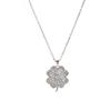 2026 Four-piece Necklace Set Zircon Collarbone Chain Women's Four-leaf Clover Jewelry Collarbone Chain Set