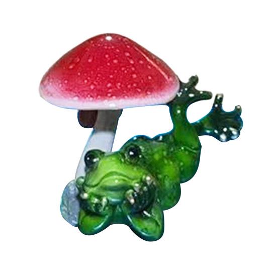 Imaginative Resin Crafts Drunk Frog on The Toilet Decor, Funny Sculpture Tabletop Unique Home Decorations Cute Desktop Ornament for Office Desk