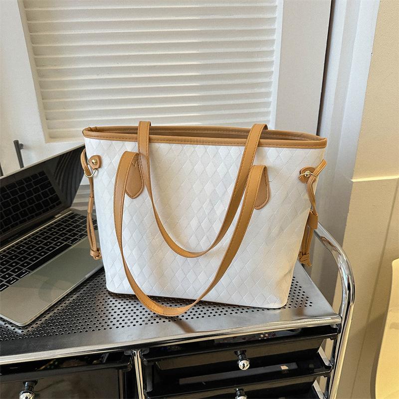 Commuting Fashion, Simple and Elegant, Work Commuting Bag, Women's Handbag, Large-capacity Single-shoulder Tote Bag