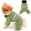 Winter Thick Fleece Dog Snowsuit for Small Dogs Cat Boy Puppy Soft Warm Full Body Jacket Coats with D-Ring 4-Legged Pet Clothes
