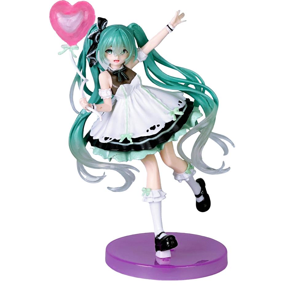 

Sale Hatsune Miku AMP+ Birthday Figure Heart Balloon PVC Action Figurine Collectible Model Toy