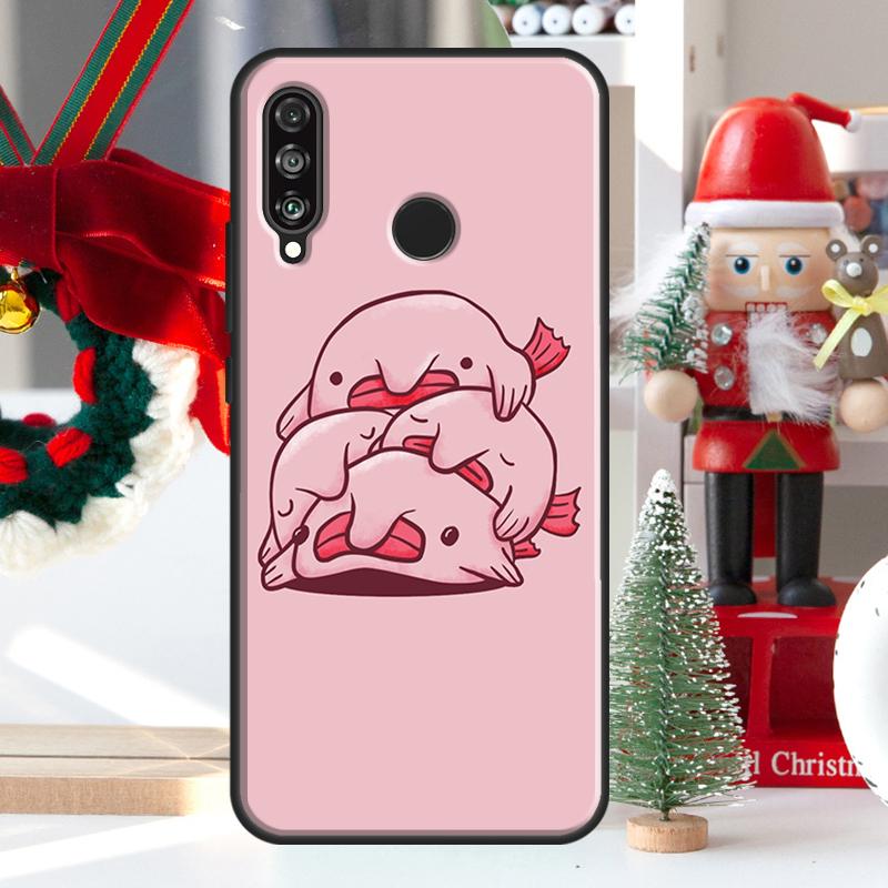 Blobfish For Huawei Nova 5T 9 10 SE 7i 8i 11i 12i Y73 Y72 Y61 Y91 Y60 Y70 Y90 P20 P40 P30 Lite Case