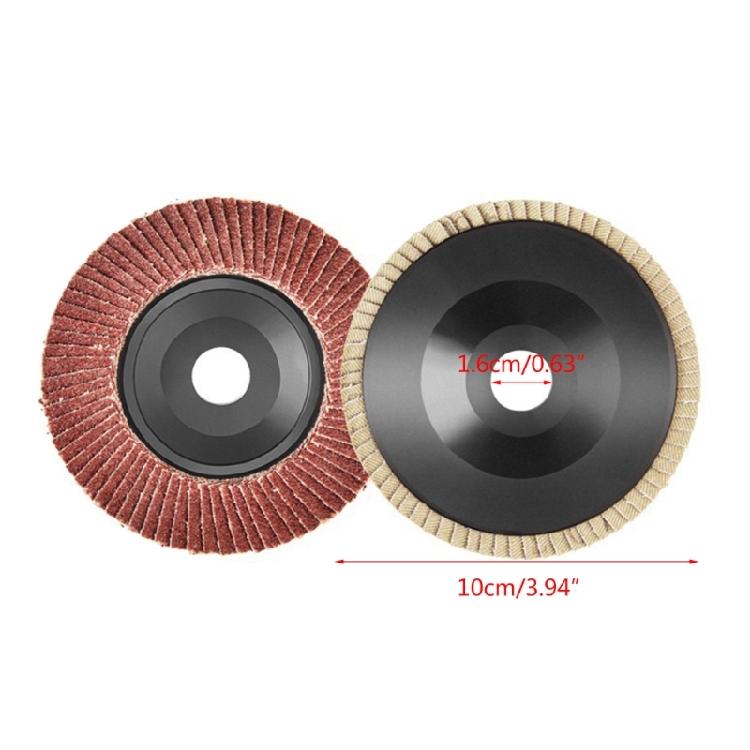 100mm 4 Inch Wool Flap Discs for Angle Grinder Sanding Discs Grinding Wheels