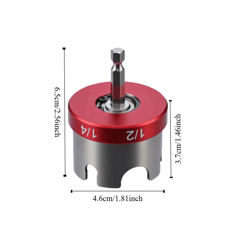 Hex Shank Nut Spinning Drill Attachment Time-Saving Aluminum Alloy Nut Driver Extractor Quick Release Socket Wrench Design