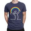 La Linea Men Lineman Rainbow La Linea T Shirt  Cotton Clothing Vintage Short Sleeve O Neck Tees Birthday Present TShirt