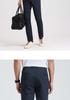 Langdeng Business Pants Men's Slim Straight Tube Micro Elastic Summer Work Pants