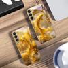 Harmonious Golden Carp For Samsung Galaxy S20 FE S21 S22 S23 Plus S24 Ultra 25Ultra S21+ S9+ S22Plus Golden Glass Phone Case