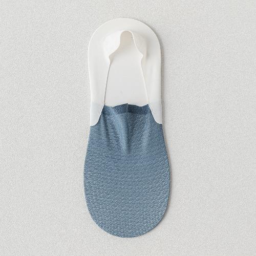 Summer Mesh Breathable Low Cut Socks Mens Silicone Non-slip Invisible No Show Socks Casual Solid Color Ice Silk Sock