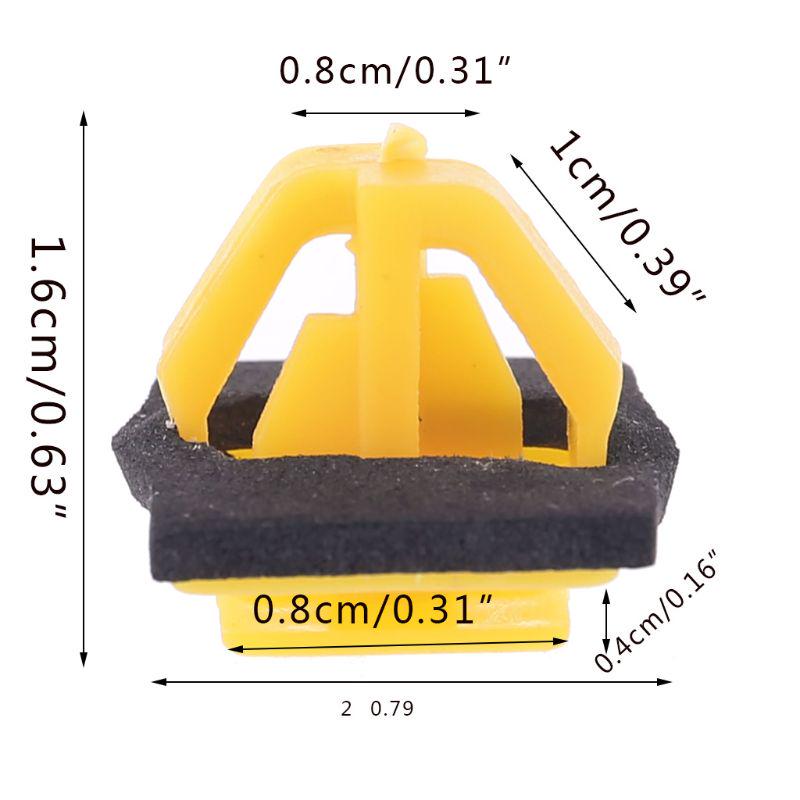 50 szt. Klips na osłonę drzwi do Hyundai Elantra Tucson Cerato Sportage Seahorse