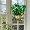 2D Acrylic Hanging Decor Outdoor Window Door Porch Pendant Clover Acrylic Disc Charm Lucky Simu N1P2