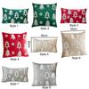 INS Style Throw Pillowcover Christmas Tree Cushion Cover Velvet Christmas Pillowcase  Sofa/Bed