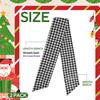 2 Pack Wreath Sash for Front Door Boxwood Wreath Sash Garland Front Door Porch Decor(White and Black Plaid)